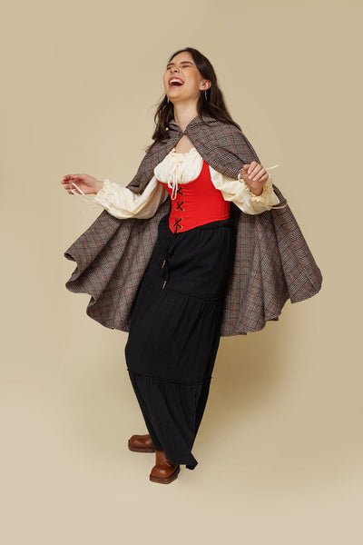 Apple Red Kate Corset, Red Corset top