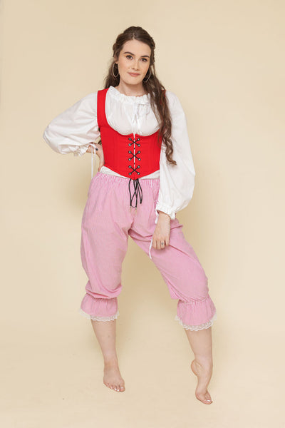 Cherry Red Kate Corset, Red Corset, Red Underbust corset, Red Over-bust Corset