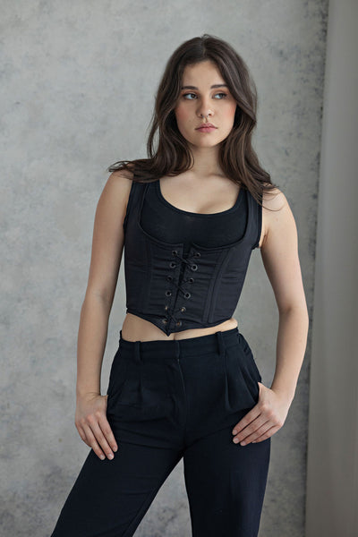 Black Kate Corset, Black Corset