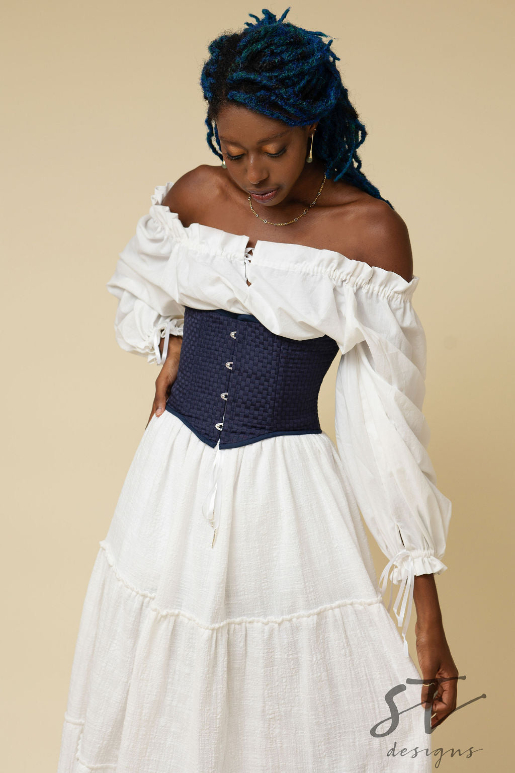 【Sheller］back zip ballerina bustier sheller】シェリエ back zip ballerina bustier